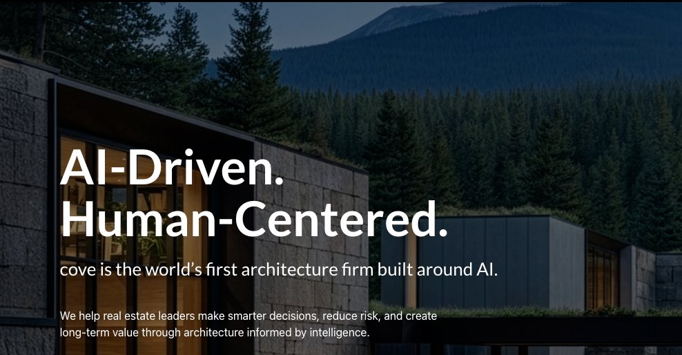Cove — AI-Driven. Human-Centered.